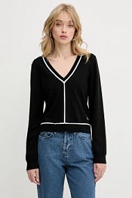 Sweter Karl Lagerfeld  czarny damski A3W18023