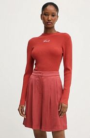 Kamizelka Karl Lagerfeld  pomarańczowa damska A3W18025