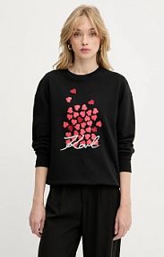 Bluza przez głowę Karl Lagerfeld  czarna A3W20006