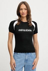 Sweter Calvin Klein Jeans  czarny damski LV047C307G