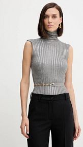 Golf Simona Corsellini  szary damski A25CPMGP0601