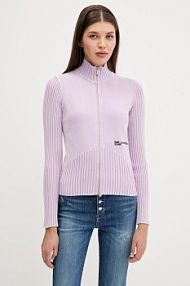 Kardigan Karl Lagerfeld Jeans  fioletowy A3W18010