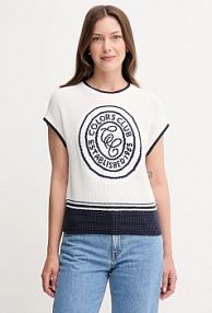 Kamizelka United Colors of Benetton  biała damska 1494E10EH