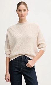 Golf Oui  beżowy damski 94268