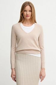 Sweter United Colors of Benetton  beżowy damski 1002D401Y
