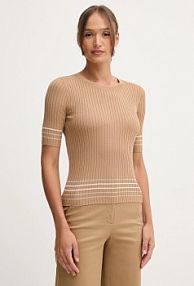 Sweter United Colors of Benetton  brązowy damski 1E3RE10EK