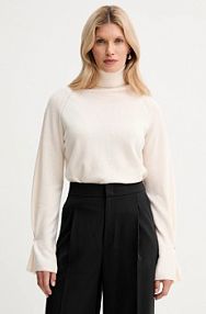 Golf Fracomina  pomarańczowy damski FR25WT7013K47