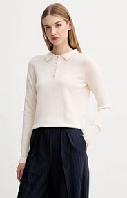 Sweter Fracomina  pomarańczowy damski FR25WT7008K47