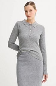 Sweter Fracomina  szary damski FR25WT7005K53