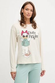 Piżama United Colors of Benetton  beżowa damska 3Y5E3M07Q