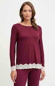 Piżama United Colors of Benetton  bordowy damska 3Z123M07X