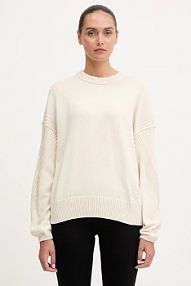 Sweter Napapijri  beżowy damski NP0A892CN1J1