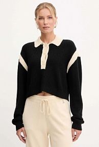 Sweter PATRIZIA PEPE  czarny damski 2K0353.K298