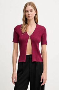 Kardigan DKNY  bordowy P52XAX02