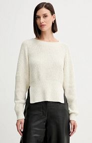 Sweter Twinset  beżowy damski 252AP3240