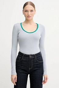 Sweter Calvin Klein Jeans  szary damski LV044D360G