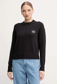 Sweter Calvin Klein Jeans  czarny damski LV047D351G