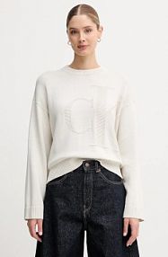 Sweter Calvin Klein Jeans  beżowy damski LV047D304G