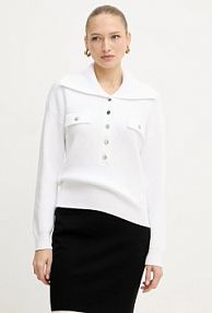 Sweter Liu Jo  biały damski MF5373.MS99E