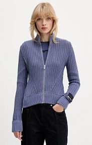 Kardigan Karl Lagerfeld Jeans  fioletowy A4W18017