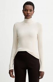 Longsleeve Marc O'Polo  beżowy damski 509215752177