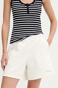 Szorty Tommy Jeans  beżowe damskie DW0DW21152