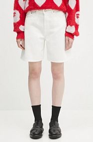 Szorty jeansowe Samsoe Samsoe  białe F25200013