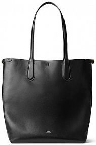 Torebka shopperka Polo Ralph Lauren  czarna 428962757
