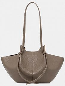 Torebka shopperka Yuzefi  beżowa YUZSS25.HB.MO