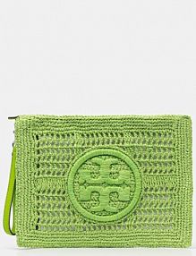 Saszetka nerka TORY BURCH  zielona damska 155038.300