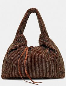 Torebka shopperka Hoss Intropia  brązowa 2052040