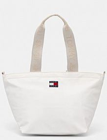 Torebka shopperka Tommy Jeans  biała AW0AW17890