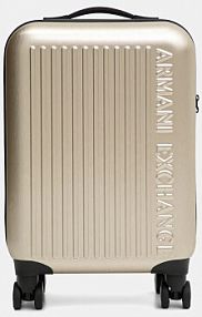 Walizka Armani Exchange  beżowa XW002233.AF21