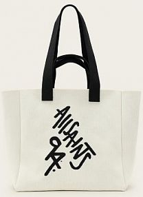 Torebka shopperka AllSaints  biała W399XC