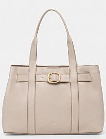 Torebka shopperka Calvin Klein  beżowa LV04F3294G