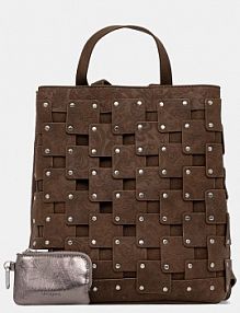 Plecak Desigual  brązowy damski 25WAKP39