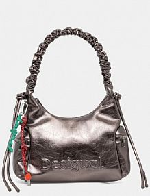 Torebka shopperka Desigual  srebrna 25WAXPAS