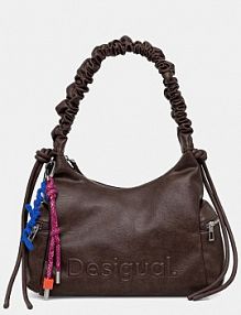 Torebka shopperka Desigual  brązowa 25WAXPAY