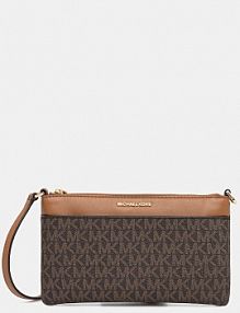 Kopertówka MICHAEL Michael Kors  brązowa 32F5GJ6F6B