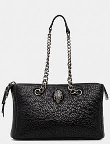 Torebka shopperka Kurt Geiger London  czarna 5019200019