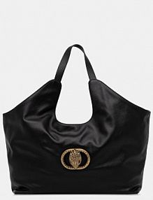 Torebka shopperka Kurt Geiger London  czarna 4978800109