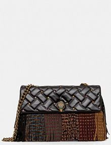 Torebka shopperka Kurt Geiger London  brązowa 5025339219