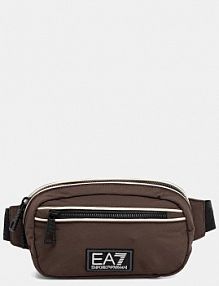 Saszetka nerka EA7 Emporio Armani  brązowa damska AF19755.7X000