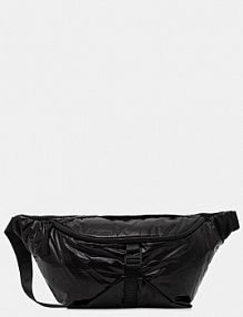 Saszetka nerka Rains  czarna damska 14460