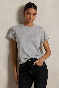 T-shirt Polo Ralph Lauren  szary damski 211967102