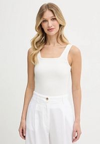 Top Tommy Hilfiger  beżowy damski WW0WW45444