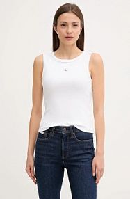 Top Calvin Klein Jeans  biały damski LV047C201G