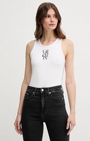 Top Calvin Klein Jeans  biały damski LV044C219G