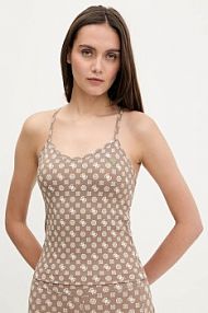 Top Guess  beżowy damski V5YP11.MC03W