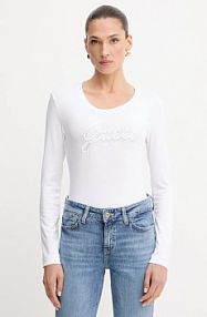 Longsleeve Guess  biały damski W5YI26.J1314